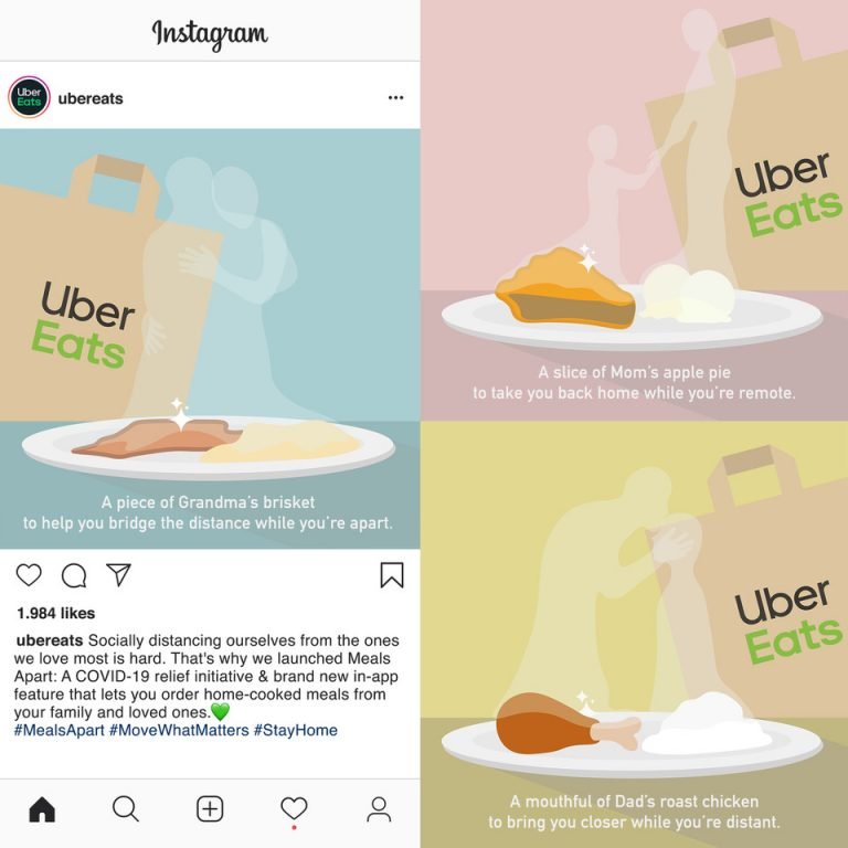 Uber Eats Meals Apart